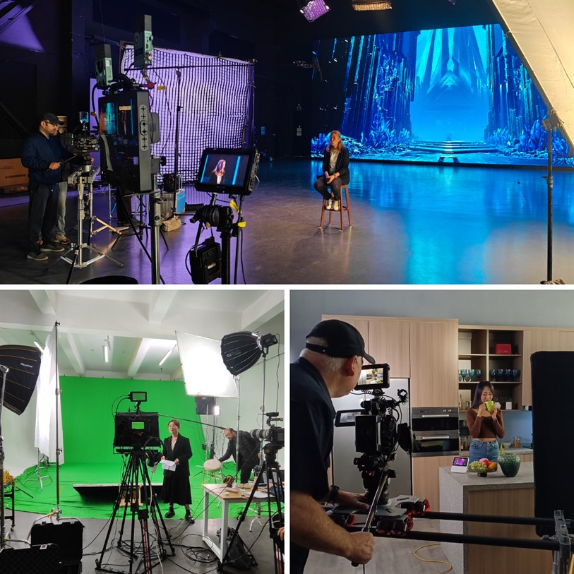 China Aputure Rental | Film Lighting & Gaffer Crew Support